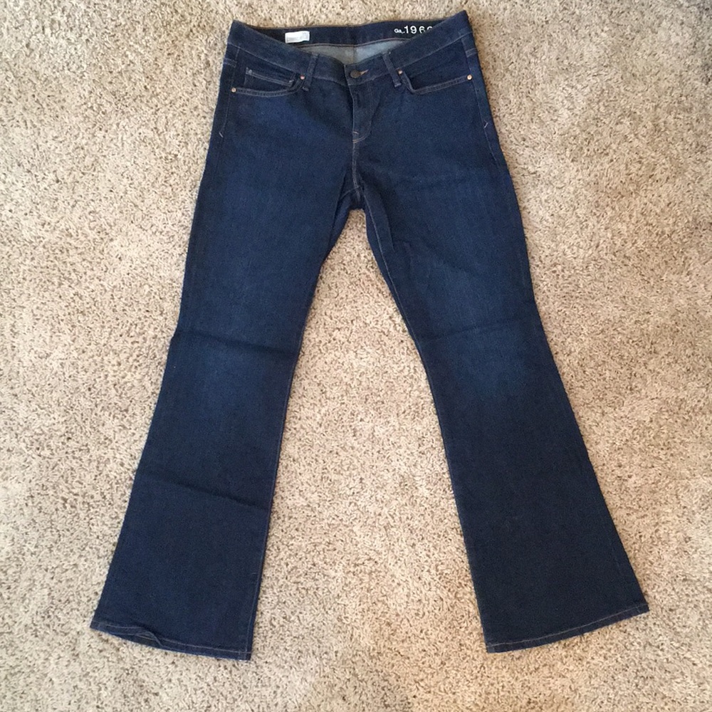 Gap Ladies 1969 “perfect  boot”  jeans 31r dark